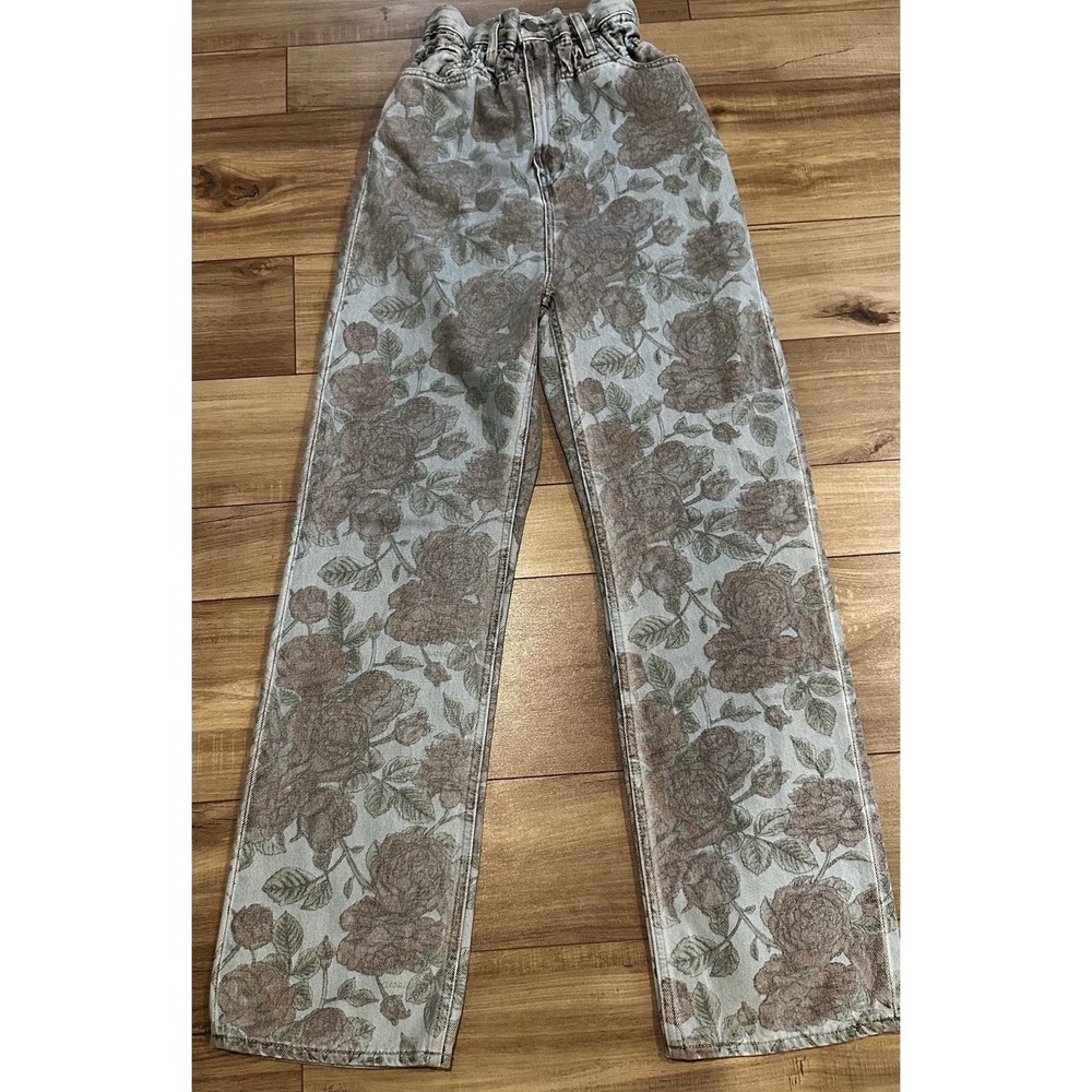 Levi's x GANNI Women's‎ Jeans W25 L29 Blue Hemp Cotton Collab Limited Edition